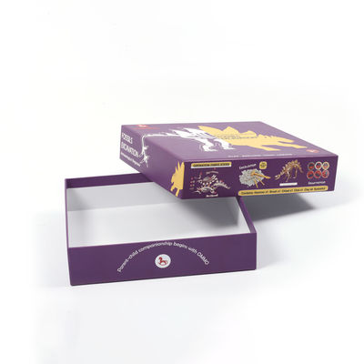 좋은 가격 부각 로고 가벼운 검은 종이 카드 게임용 선물 상자 불규칙 모양 온라인으로