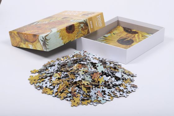 중간 난이도 사용자 지정 인쇄 된 정사각형 퍼즐 이미지 및 텍스트로 개인화